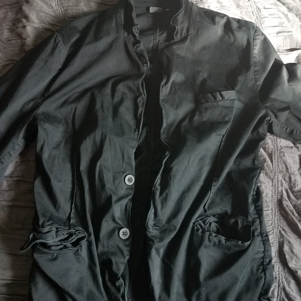 GRAY Saks Fifth Ave Button Down Long Sleeve Shirt